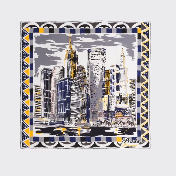 Brand New in Box. Prada Silk Scarf - Picture 3 of 6